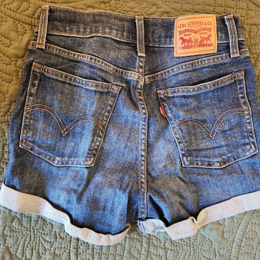Levi's High Rise Wedgie Short (Wedgie From the Block) - Picture 3 of 10
